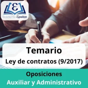 Temario ley de contratos